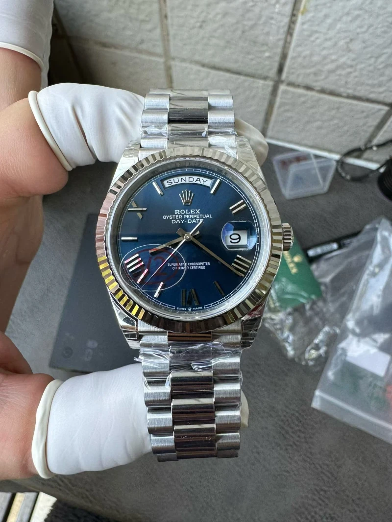 高仿勞力士 dd 配重版 藍盤 (1)
