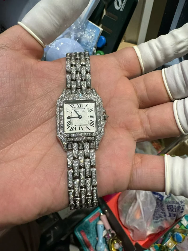 高仿卡地亞獵豹 滿鑽 cvd真鑽 (3)