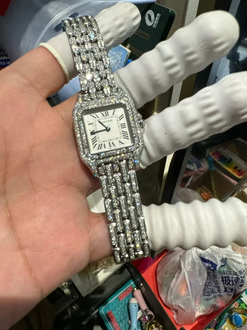 高仿卡地亞獵豹 滿鑽 cvd真鑽 (4)