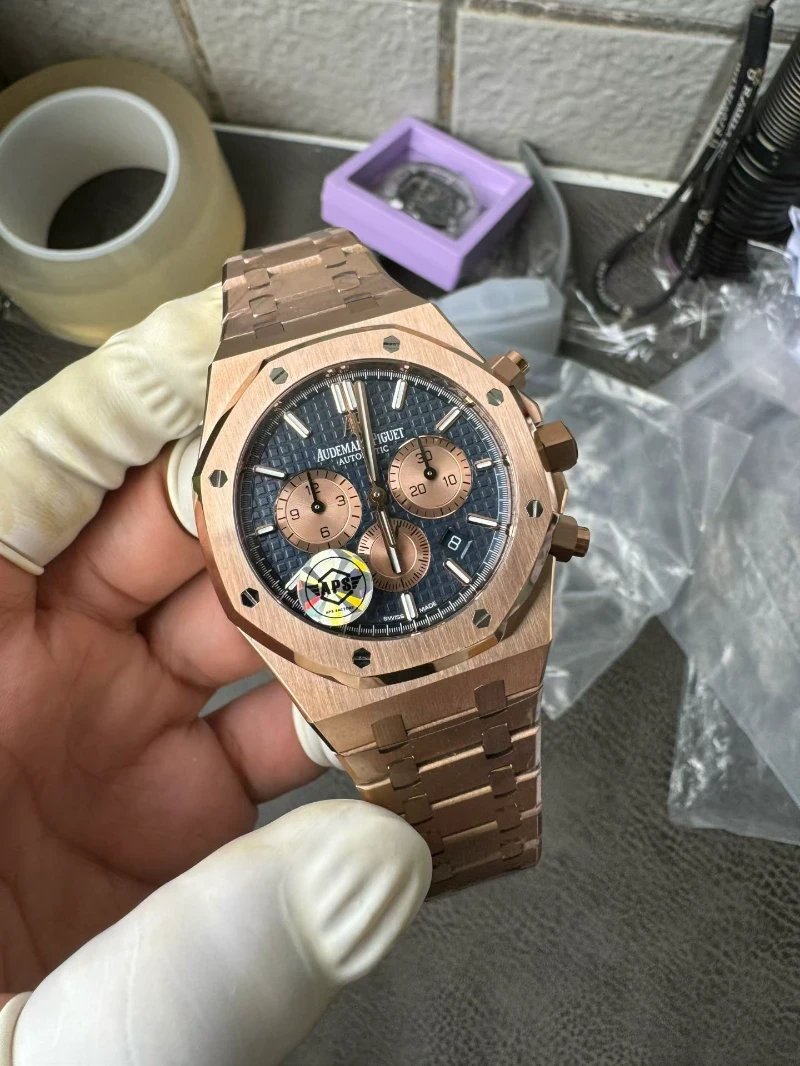 aps廠 復刻錶 26331 藍金 (5)