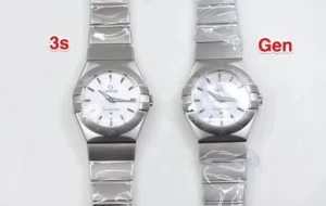 高仿歐米茄真假對比 (1)