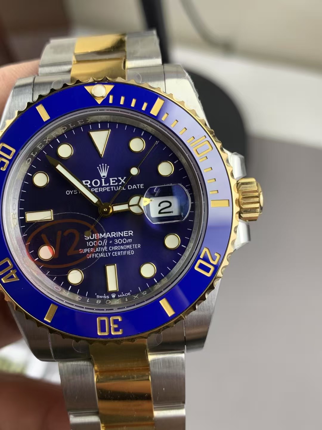 vs廠高仿水鬼 半金藍水鬼 (2)