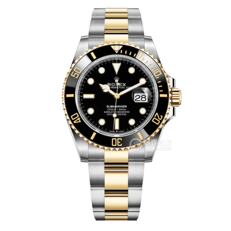 高仿勞力士 rolex submariner 半金黑水鬼 41mm｜m126613ln