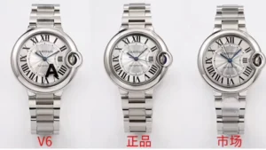 高仿卡地亞藍氣球 真假對比 (6)