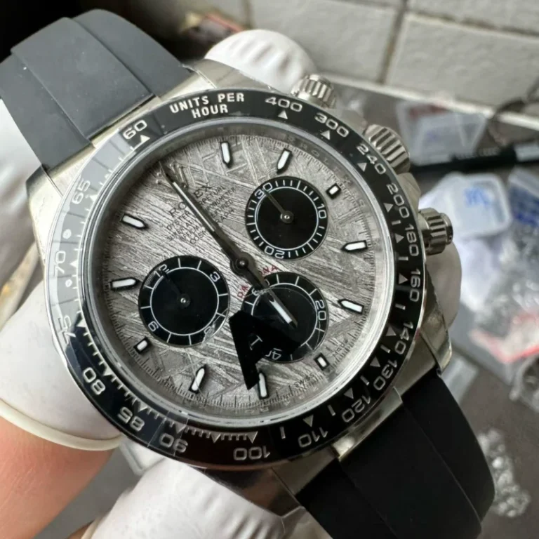 高仿勞力士 rolex daytona 白金灰 隕石盤梁家輝 迪通拿 40mm｜126519ln 0007